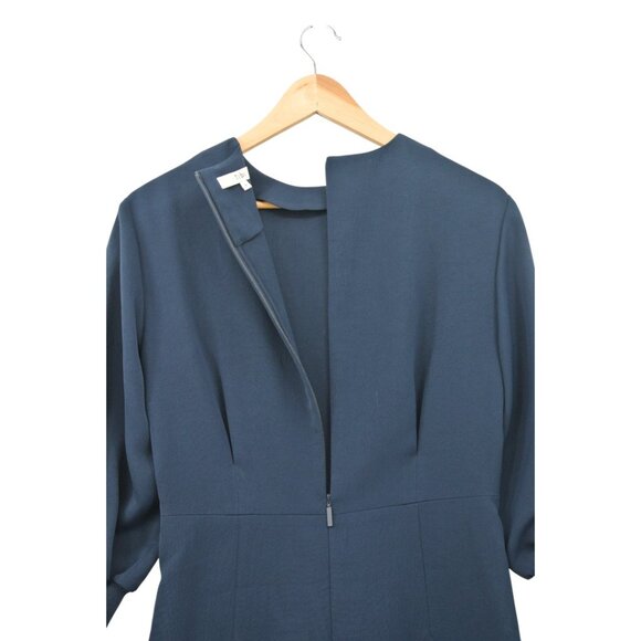 NWT Tibi Navy A-Line Mini Dress Size 4 - Picture 8 of 10